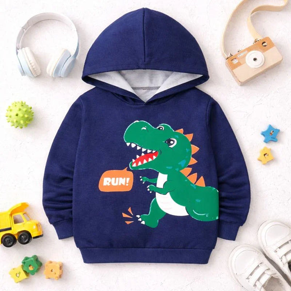 Run Green Dino Hood