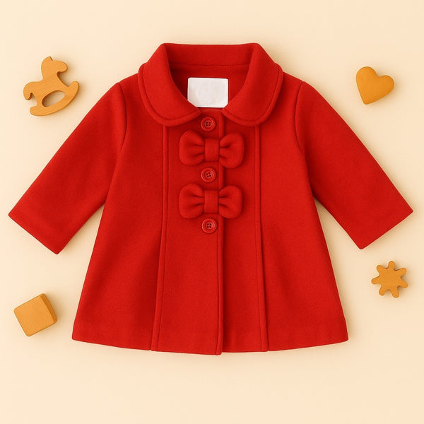 Scarlet Bow Wool Coat