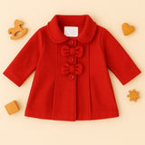 Scarlet Bow Wool Coat