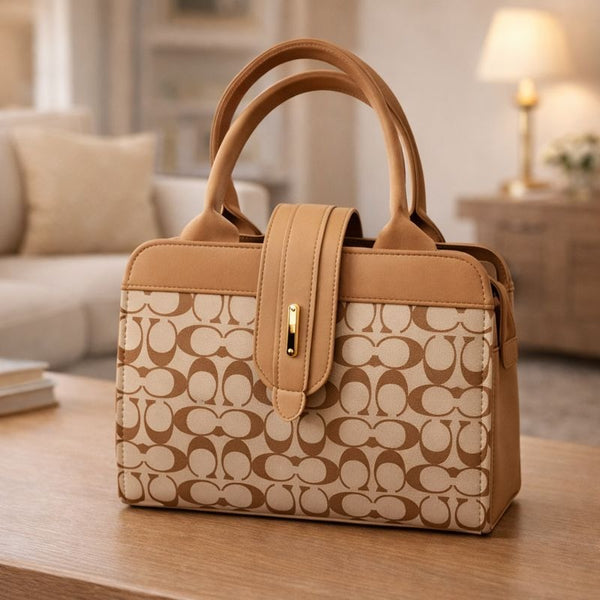 Signature Crest | Tote | Light Brown