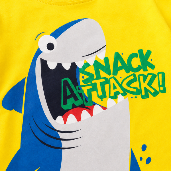 Snack Attack Shark Graphic Tee