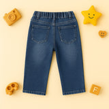 Star Sprinkle Embroidered Denim Jeans (Blue)