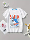 Swimming School Shark Graphic Tee