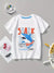 Swimming School Shark Graphic Tee