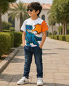 T Rex Fire Graphic Tee