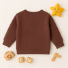 Textured Sweat Shirt (Light Maroon)