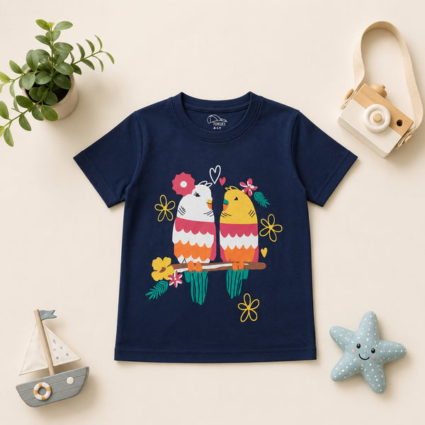 Cute Birds Nb Graphic Tee