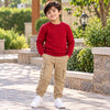 Burgundy Diamond Sweatshirt