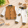 Mustard Stripe Charm Set