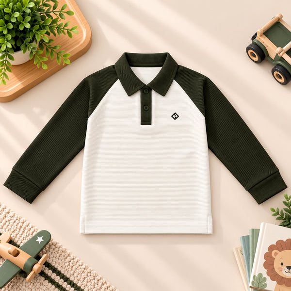 Classic Olive Contrast Polo