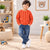 Coral Textured Sweatshirt