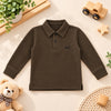 Classic Textured Polo C-Brown