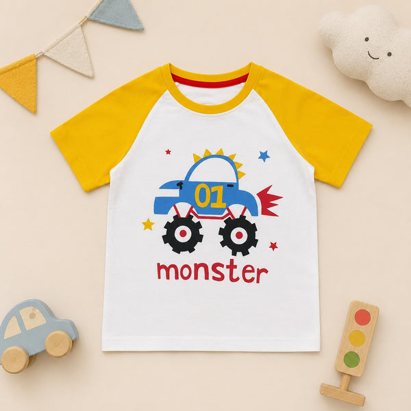 Little MT Raglan Graphic Tee