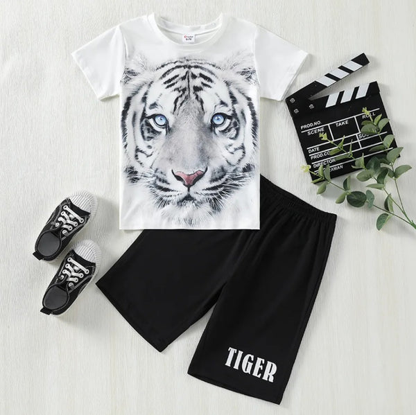 White Tiger Graphic Set