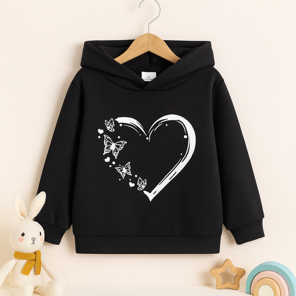 White Butterflies Hood