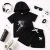 White Horse Hood Set