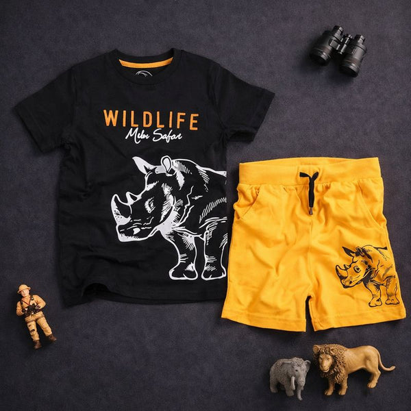Wild Life Rhino Graphic Set