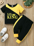 YB Little King Letter Tracksuit