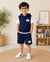 Navy Breeze Hoodie Set