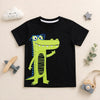 Hello Crocodile Tee Black