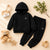 FS Three Stripes Tracksuit Black