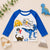 Dino Mom Raglan Graphic Tee FS
