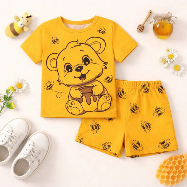 Baby Honey Bear Graphic Set Inf (Yellow)