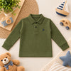 Classic Textured Polo Olive