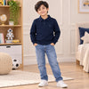 Classic Textured Polo Navy