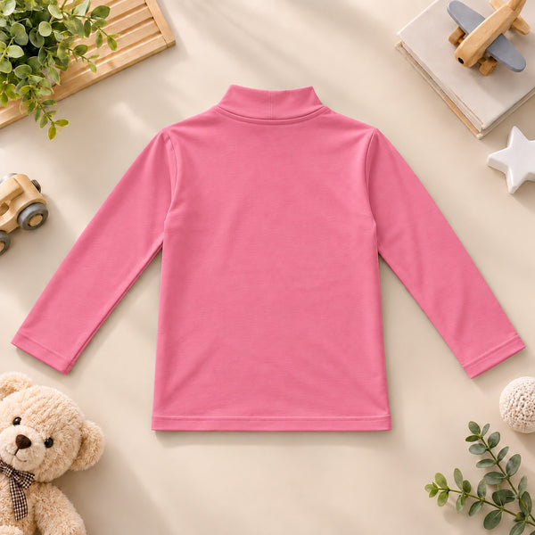 FS Basic Mock Neck Pink