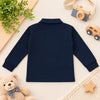Classic Textured Polo Navy