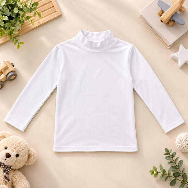 FS Basic Mock Neck White