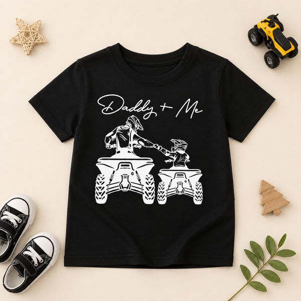 Daddy And Me Graphic Tee Black