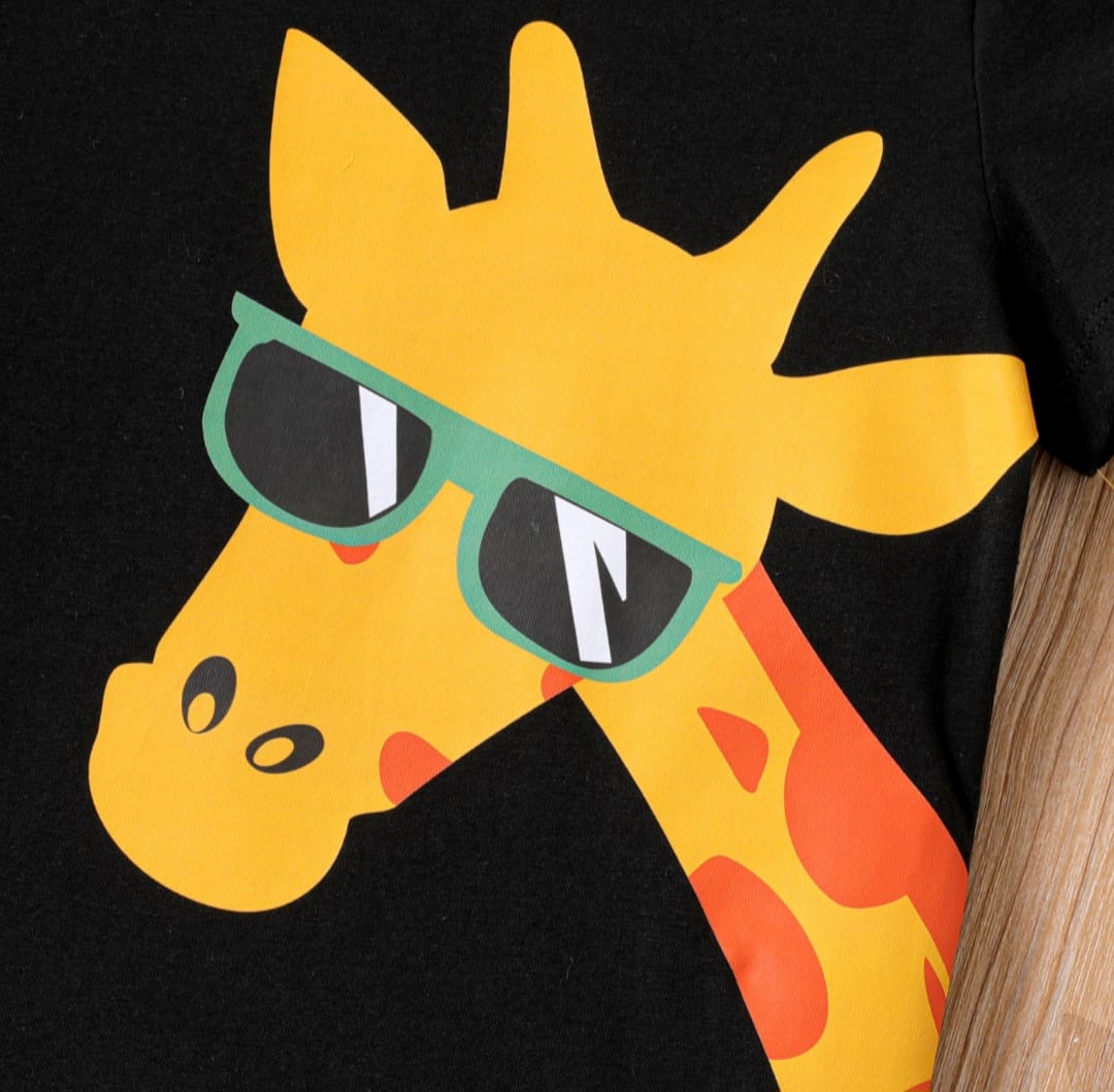 Cool Giraffe Graphic Set