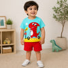Red Dino Rider Graphic Set