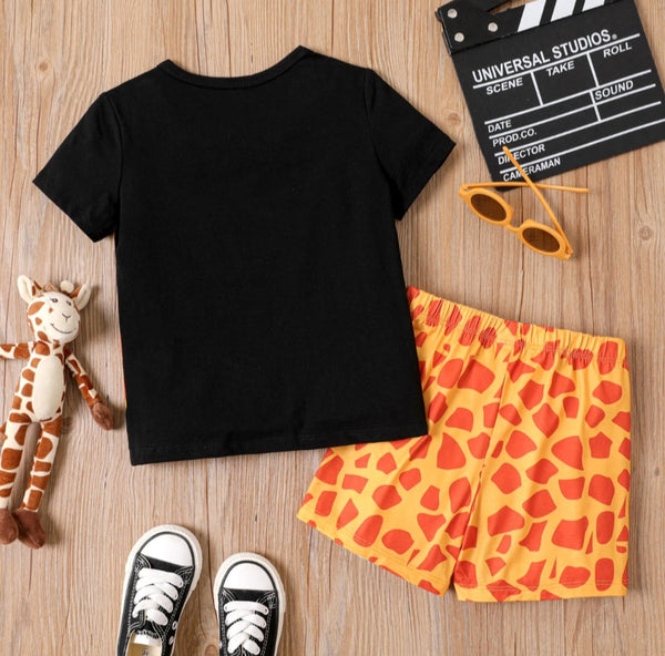 Cool Giraffe Graphic Set