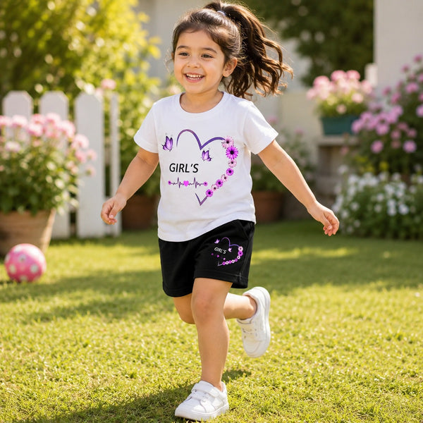 Girls Heartbeat Letter Set
