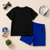 Blue Hero Graphic Set