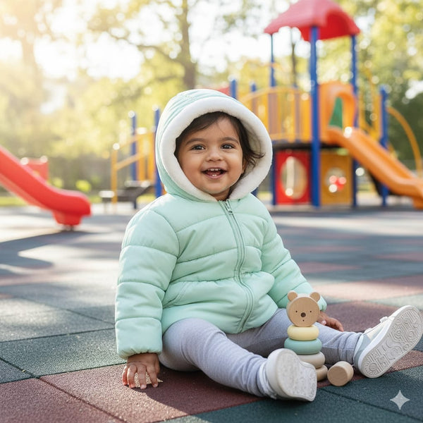 Funsies Warm Hug Puffer (Green)