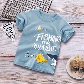 Fishing For Trouble Graphic Tee