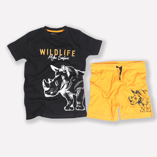 Wild Life Rhino Graphic Set