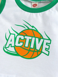 Active Volley Ball Graphic Tank Set