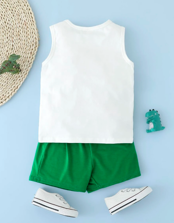 Amazing World Green T Rex Tank Set