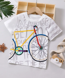 Colourful Bicycle Graphic Tee