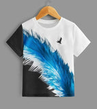 Blue Feather Graphic Tee
