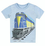 Blue Train Graphic Tee - Funsies Garments