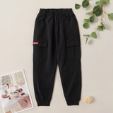 Cargo Style Cotton Trouser Black