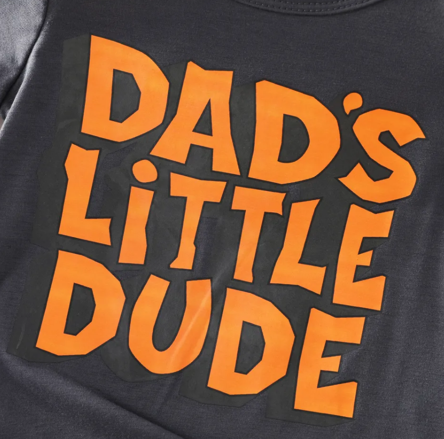 Dads Little Dude Graphic Tee