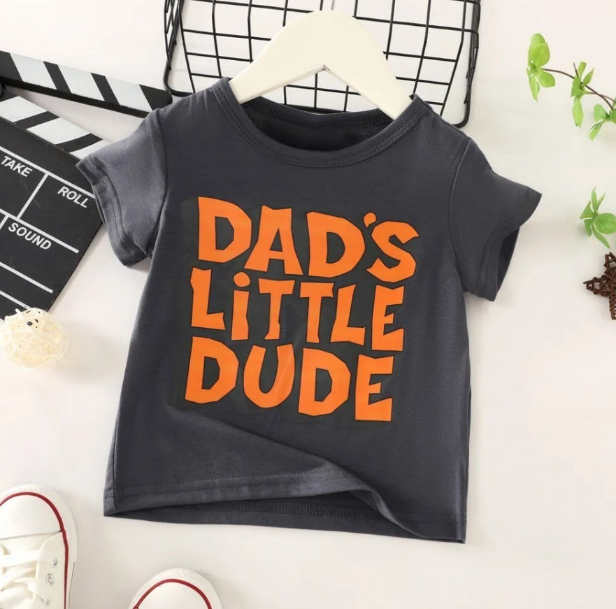 Dads Little Dude Graphic Tee