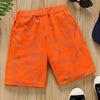 Dinosaurs Printed Shorts Orange